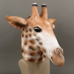 Cosplay Animal Mask Giraffe The Zoo Animals Masks Halloween Masquerade Mask Props Latex Prop
