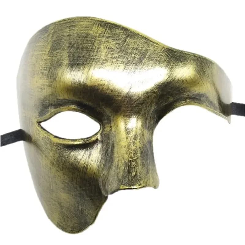 1pcs Carnival One Eye Half Face Ghost Mask Antique Opera Ghost Party Role Play Mask