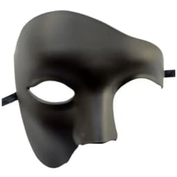 1pcs Carnival One Eye Half Face Ghost Mask Antique Opera Ghost Party Role Play Mask