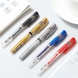 6pcs Japan UNI 1.0mm Gel Pens UM-153 Smooth Non-smudge High-gloss White Pen Wedding Meeting Signature Art Supplies Stationery