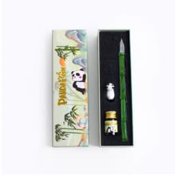 China-Chic Cute Panda Series Glass Dip Pen Writing Pen Gift Box Cartoon Student Crystal Glass
