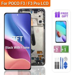 6.67" Super AMOLED LCD For Xiaomi Poco F3 LCD M2012K11AG LCD Touch Screen Digitizer Assembly For Xiaomi POCO F3 Pro LCD Screen