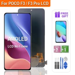 6.67" Super AMOLED LCD For Xiaomi Poco F3 LCD M2012K11AG LCD Touch Screen Digitizer Assembly For Xiaomi POCO F3 Pro LCD Screen
