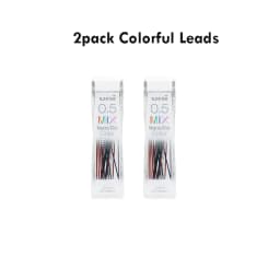 UNIStationery Automatic Mechanical Pencil Anti Slip Grip Pen Scalable Pen Tip 0.5mm Refill Rotating Rotation Anti-breaking Core