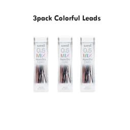 UNIStationery Automatic Mechanical Pencil Anti Slip Grip Pen Scalable Pen Tip 0.5mm Refill Rotating Rotation Anti-breaking Core