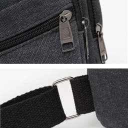 Large Capacity Men Chest Bag High Quality Light Weight Canvas Chest Pack Spatial Layering Sling Bag