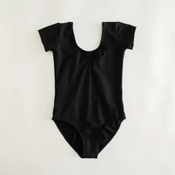 High Quality Cheap Dance Practice Wear Cotton Spandex White Black Pink Kids Girls Children Short Sleeves Ballet Leotards