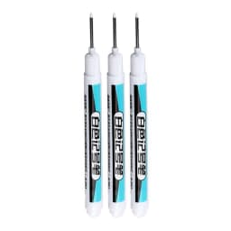 1/3Pcs/Set Long Head Markers Bathroom Woodworking Decoration Multi-purpose Deep Hole Marker Pens Red/Black/Blue/Green/White Ink
