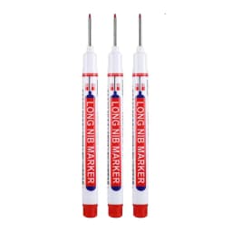 1/3Pcs/Set Long Head Markers Bathroom Woodworking Decoration Multi-purpose Deep Hole Marker Pens Red/Black/Blue/Green/White Ink