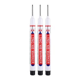 1/3Pcs/Set Long Head Markers Bathroom Woodworking Decoration Multi-purpose Deep Hole Marker Pens Red/Black/Blue/Green/White Ink