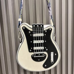 Purses And Handbags For Women Luxury Designer Leather Crossbody Shoulder Bag Handmade Guitar Shape Purse Bags Purse