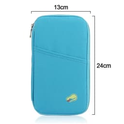 Travel Wallet Bag Purse Zip Case Organiser Passport Document Tickets Holder