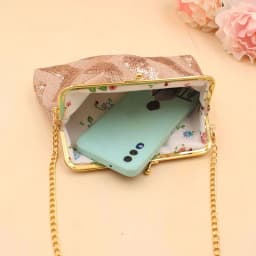 1 PC Sequined Single-Shoulder Crossbody Bag, Holding a Makeup Bag, Women's Wallet Mobile Phone Bag Chain Bag