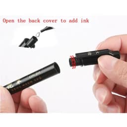 GN 4Pcs Calligraphy Pen Hand Lettering Art Pens Brush Ink Lettering Pens Markers for Writing Drawing Black Ink Pens Art Marker
