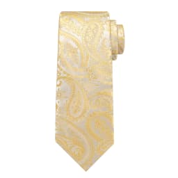 Elegant Beige Yellow Floral Plaid Paisley Solid Ties for Men 8cm Wedding Prom Groom Necktie Cravat Accessories Gift