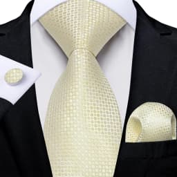 Elegant Beige Yellow Floral Plaid Paisley Solid Ties for Men 8cm Wedding Prom Groom Necktie Cravat Accessories Gift