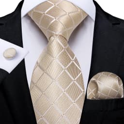 Elegant Beige Yellow Floral Plaid Paisley Solid Ties for Men 8cm Wedding Prom Groom Necktie Cravat Accessories Gift
