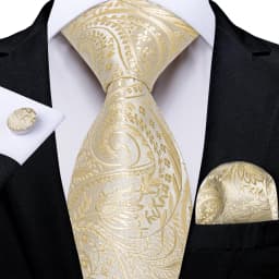Elegant Beige Yellow Floral Plaid Paisley Solid Ties for Men 8cm Wedding Prom Groom Necktie Cravat Accessories Gift