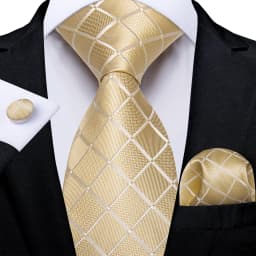 Elegant Beige Yellow Floral Plaid Paisley Solid Ties for Men 8cm Wedding Prom Groom Necktie Cravat Accessories Gift