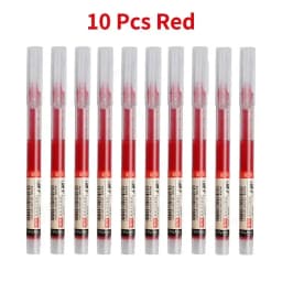10 Pcs Color Gel pens.Quick Drying Large Capacity,0.5mm, suitable for Students, Note-taking, Marking, Drawing, Bookkeeping.
