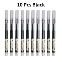 10 Pcs Color Gel pens.Quick Drying Large Capacity,0.5mm, suitable for Students, Note-taking, Marking, Drawing, Bookkeeping.