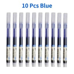 10 Pcs Color Gel pens.Quick Drying Large Capacity,0.5mm, suitable for Students, Note-taking, Marking, Drawing, Bookkeeping.