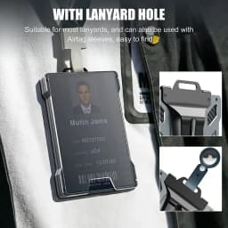 Carbon Fiber Metal Credit Card Holder Mini Aluminum RFID Magic Men's Wallet Mechanical card package Chest Cardholder Case Wallet