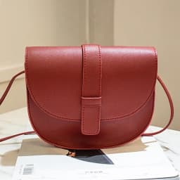 Small Female Purse Saddle Shoulder Messenger Bags PU Leather Fashion Solid Crossbody Bags Women Ladies Phone Bag