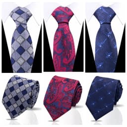 Fashion Tie For Men New Brand Stripe Necktie Newest Style Green Wine Gravata Men Paisley Floral Fit Wedding Workplace Dot Cravat