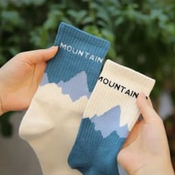 4 Pairs Asymmetric Socks Japanese Style Streetwear AB Socks Women Kids Sports Socks Hip Hop Skateboard Striped Mid Tube Sox