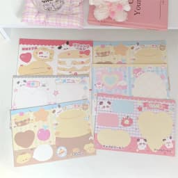 10PCS Korean Kpop 3-inch Photo Card Back Card Foldable Card Holder Fix Decor Paper Board DIY Packing Material