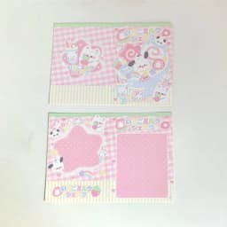 10PCS Korean Kpop 3-inch Photo Card Back Card Foldable Card Holder Fix Decor Paper Board DIY Packing Material