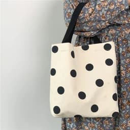 Women Canvas Tote Bag Solid Color Designer Ladies Casual Handbag Shoulder Bag Large Capacity Cotton Reusable Shopping Beach Bag
