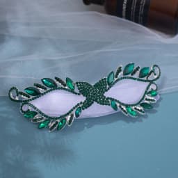Women Crystal Masquerade Mask Rhinestone Fancy Mask Evening Party Mask for Masquerade Ball Banquet Cosplay