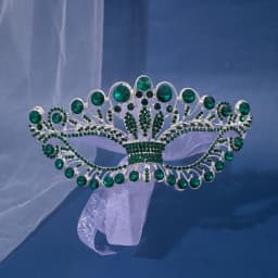 Women Crystal Masquerade Mask Rhinestone Fancy Mask Evening Party Mask for Masquerade Ball Banquet Cosplay