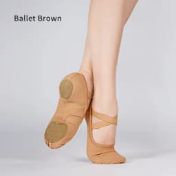 Ballet Shoes for Women Split Sole Ballet Dance Shoes Adult Elastic Ballet Practice Dancing Slippers