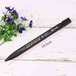 Random 1PC Thick Flat Head Mechanical Pencil Drawing 2B with Refills Pencil Office Supplies Writing Automatic School Supplies