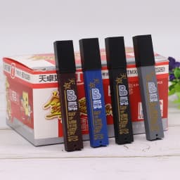 Random 1PC Thick Flat Head Mechanical Pencil Drawing 2B with Refills Pencil Office Supplies Writing Automatic School Supplies
