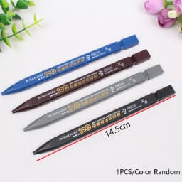 Random 1PC Thick Flat Head Mechanical Pencil Drawing 2B with Refills Pencil Office Supplies Writing Automatic School Supplies