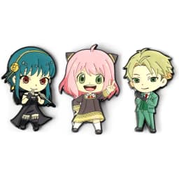 3pcs/set SPY FAMILY Enamel Pins Custom Anya Yor Loid Forger Damian Brooches Anime Lapel Badges Cartoon Jewelry Gift for Friends