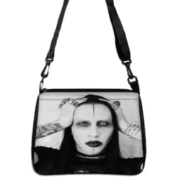Marilyn Manson Printed bag, Lightweight Shoulder Bag, Portable Work Handbag 5.23