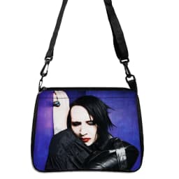 Marilyn Manson Printed bag, Lightweight Shoulder Bag, Portable Work Handbag 5.23