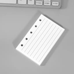 M5 40Sheet Loose Leaf Notebook Refill Spiral Binder Inner Page Weekly Monthly To Do Line Dot Grid Inside Paper Stationery