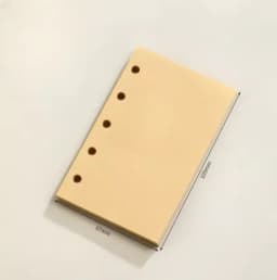 M5 40Sheet Loose Leaf Notebook Refill Spiral Binder Inner Page Weekly Monthly To Do Line Dot Grid Inside Paper Stationery