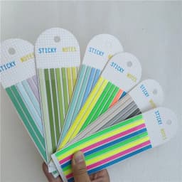 160Sheets Transparent Sticky Notes Self-Adhesive BookMarker Annotation Reading Book Clear Tab Kawaii Cute Stationery