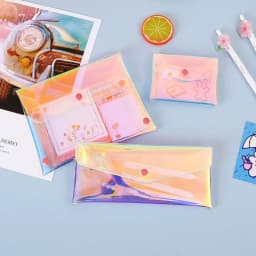 High Quality Transparent Pocket Wallet Waterproof PVC Storage Bag Multifunctional Clear Storage Pouch Men&Women