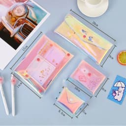 High Quality Transparent Pocket Wallet Waterproof PVC Storage Bag Multifunctional Clear Storage Pouch Men&Women