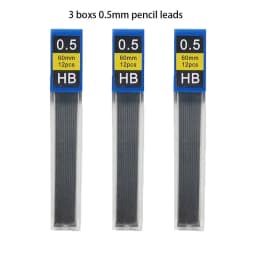 0.3 0.5 0.7 0.9 1.3 2.0mm HB Replacement Refill Leads Refill for Mechanical Pencil Automatic Pencils Stationery School Supplies