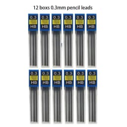 0.3 0.5 0.7 0.9 1.3 2.0mm HB Replacement Refill Leads Refill for Mechanical Pencil Automatic Pencils Stationery School Supplies