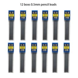 0.3 0.5 0.7 0.9 1.3 2.0mm HB Replacement Refill Leads Refill for Mechanical Pencil Automatic Pencils Stationery School Supplies